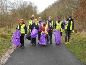 Cleaning for the Queen in the Town Park
