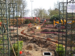 Ground works for new Sensory Garden get underway
